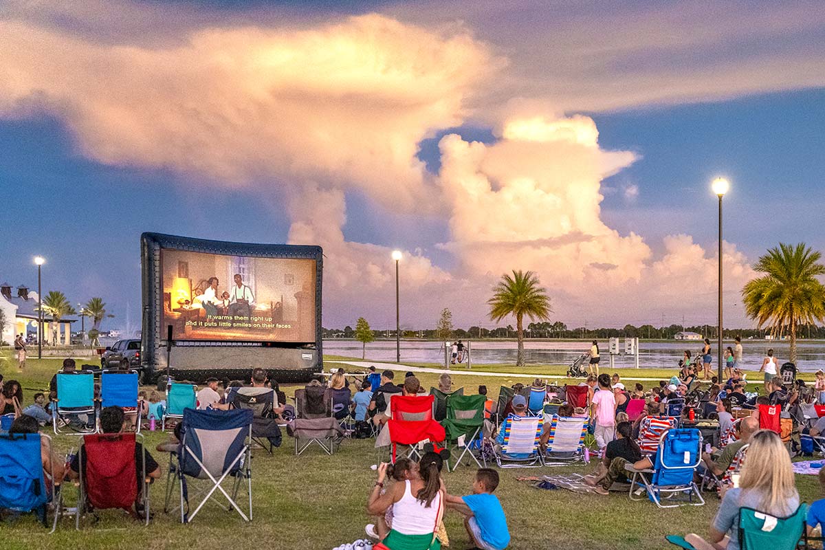 Waterside Place swims into summer with movie night