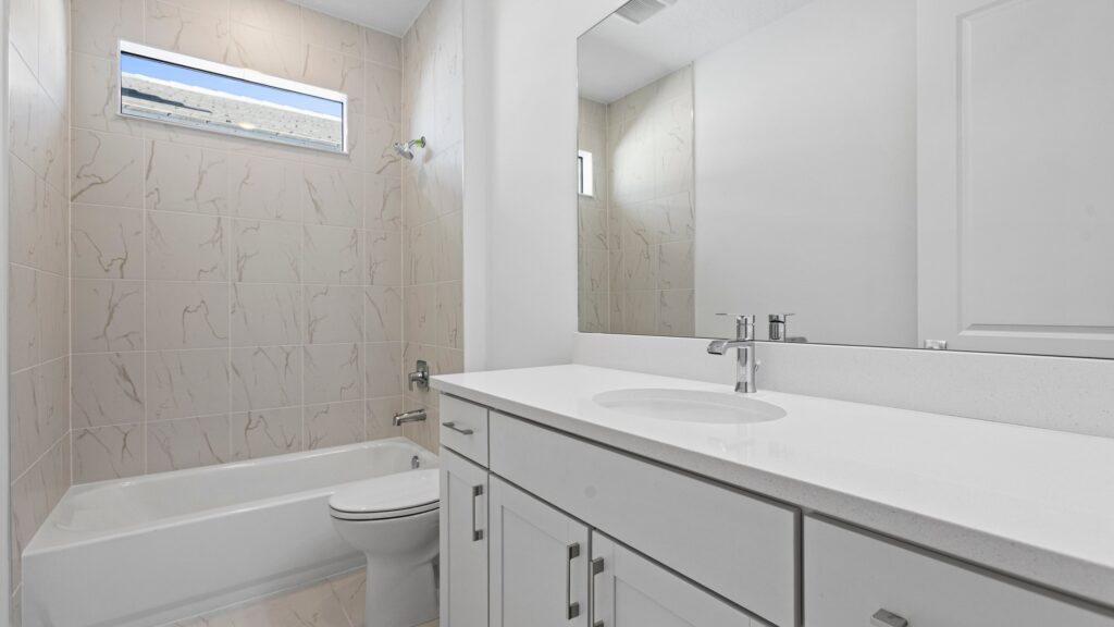 Interior image of move-in ready home showing the second bath